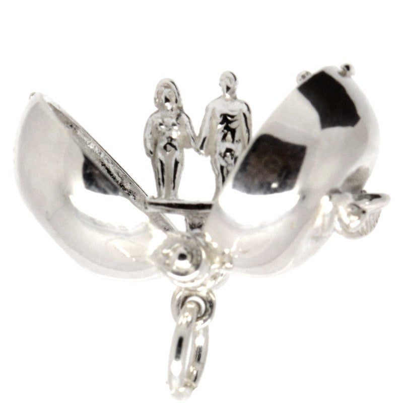 Adam And Eve Apple Charm - Perfectcharm - 4