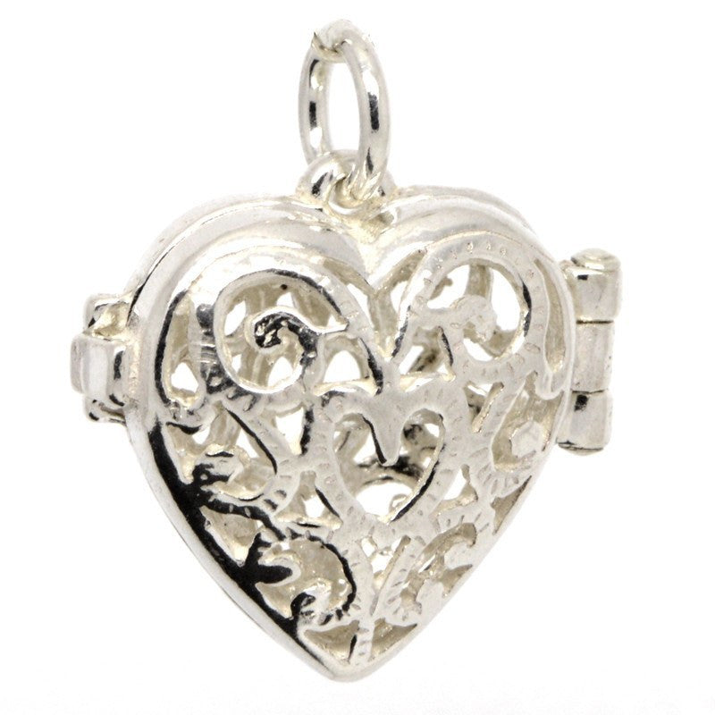 Filigree Heart Charm - Perfectcharm - 1