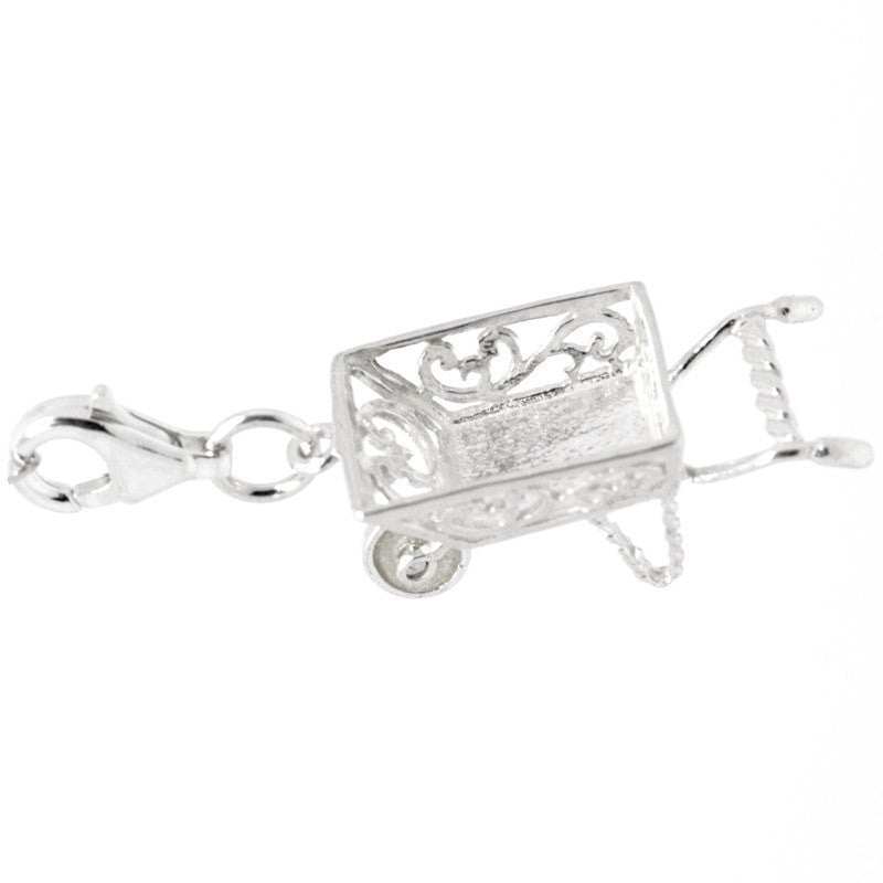 Filigree wheelbarrow Charm - Perfectcharm - 2