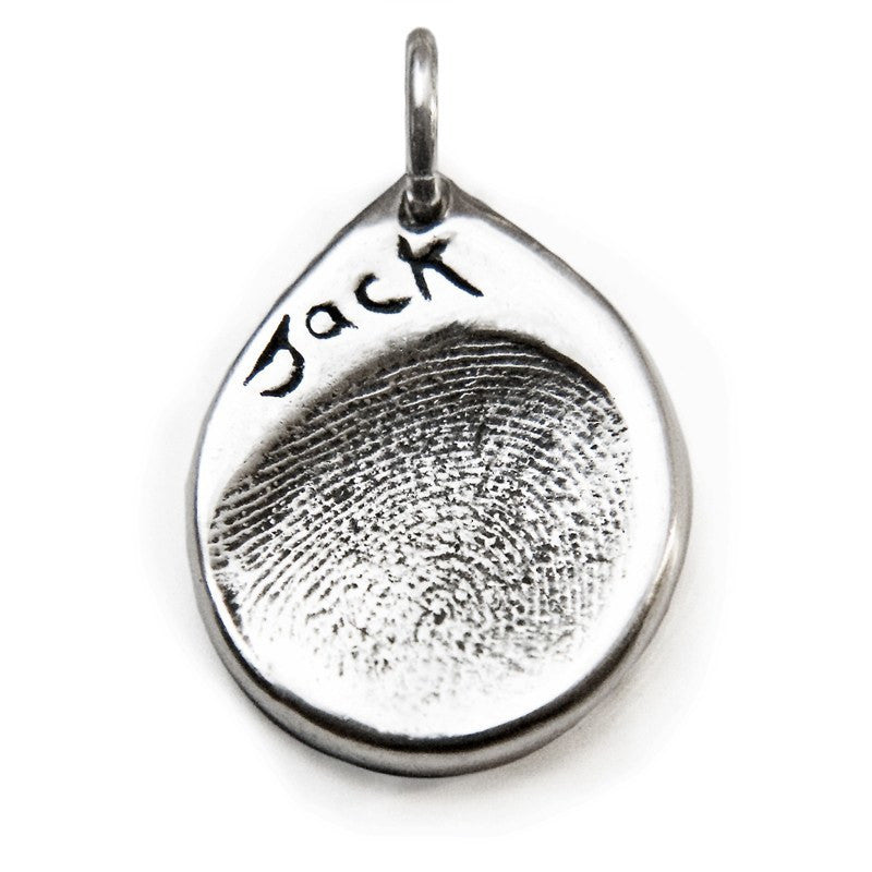 Fingerprint Teardrop Charm - Perfectcharm - 1