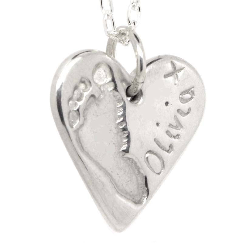 Footprint Heart Charm - Perfectcharm - 3