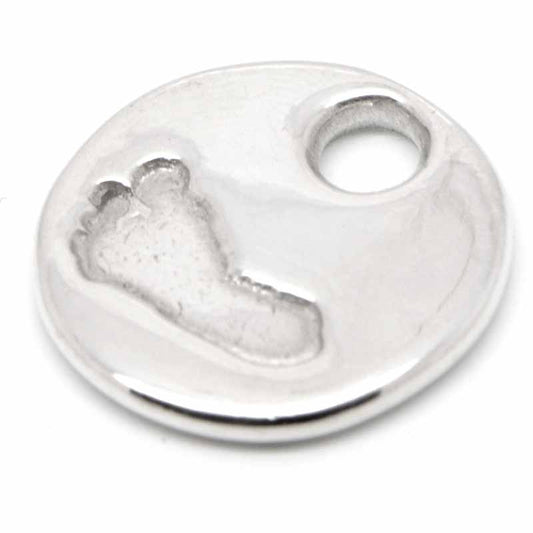 Footprint Token Bead Charm - Perfectcharm