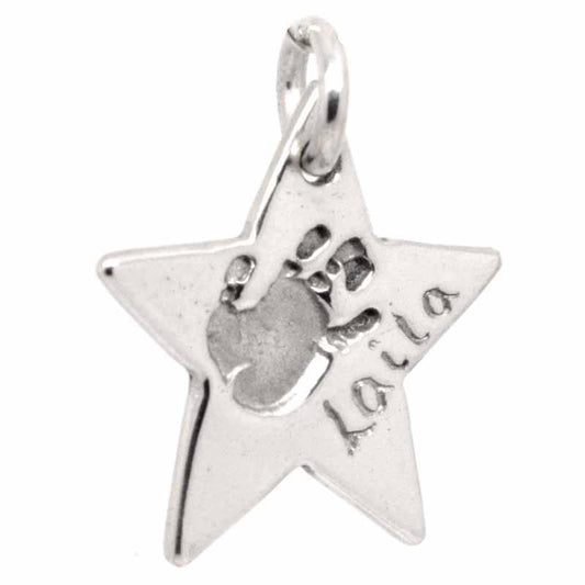 Charm - Handprint Star Necklace Pendant