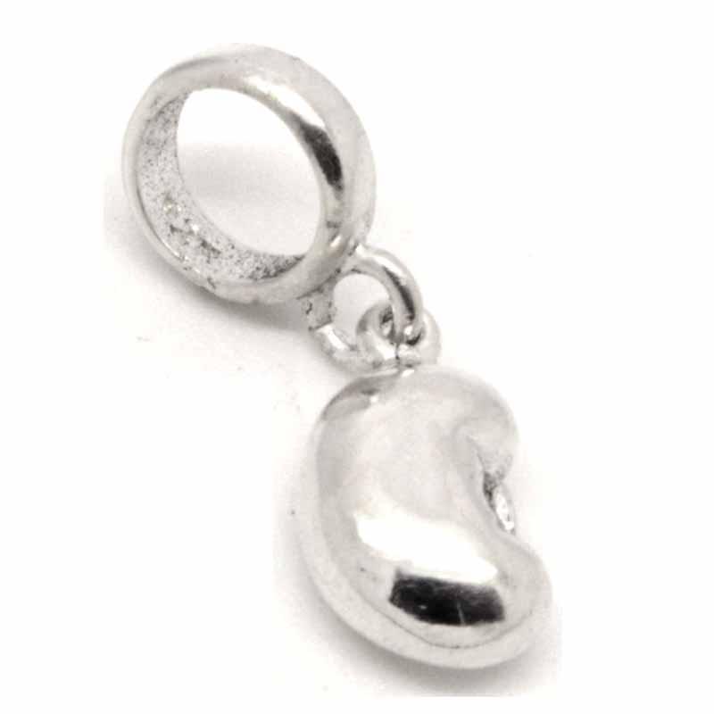 Charm - Silver Bean Charm