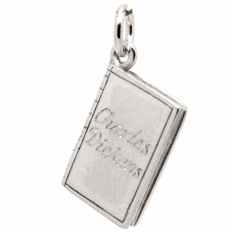 Charm - Silver Book Charm