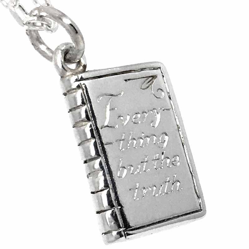 Charm - Silver Book Charm