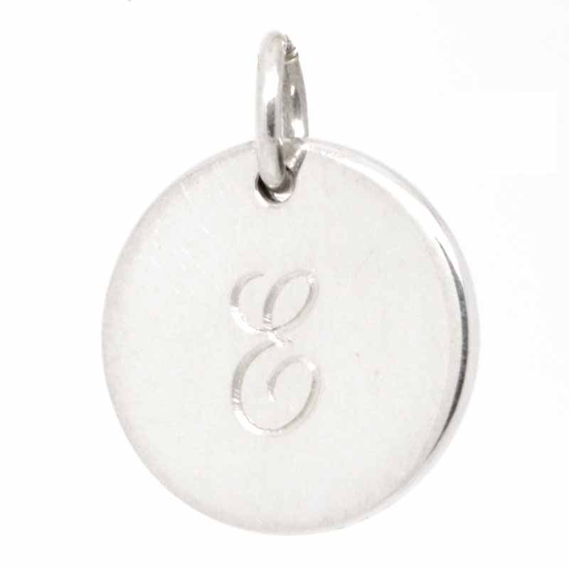 Silver Disc Tag Charm - Perfectcharm - 3