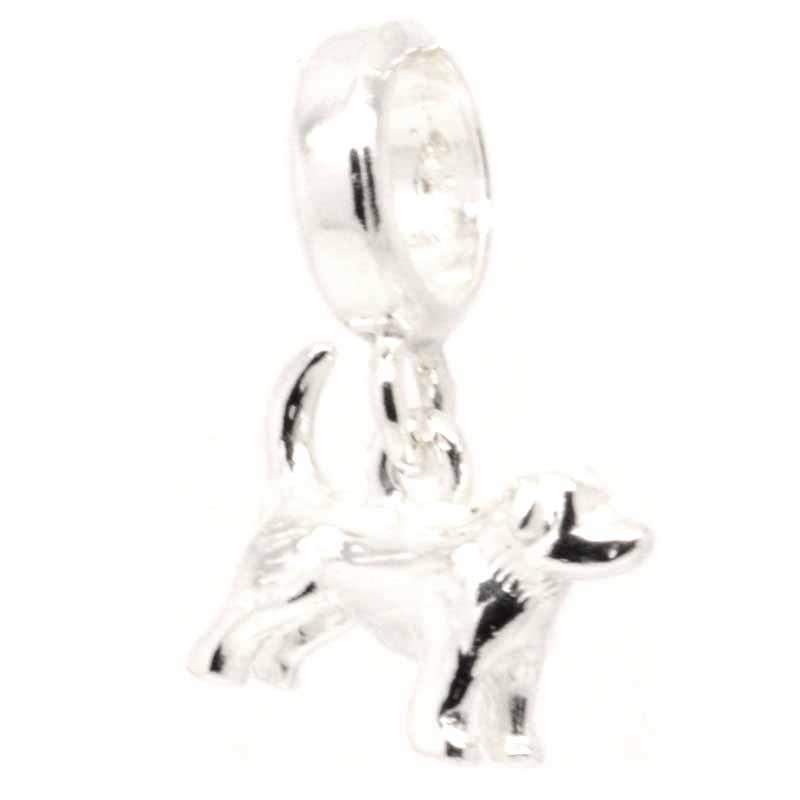 Charm - Silver Jack Russell Dog Charm