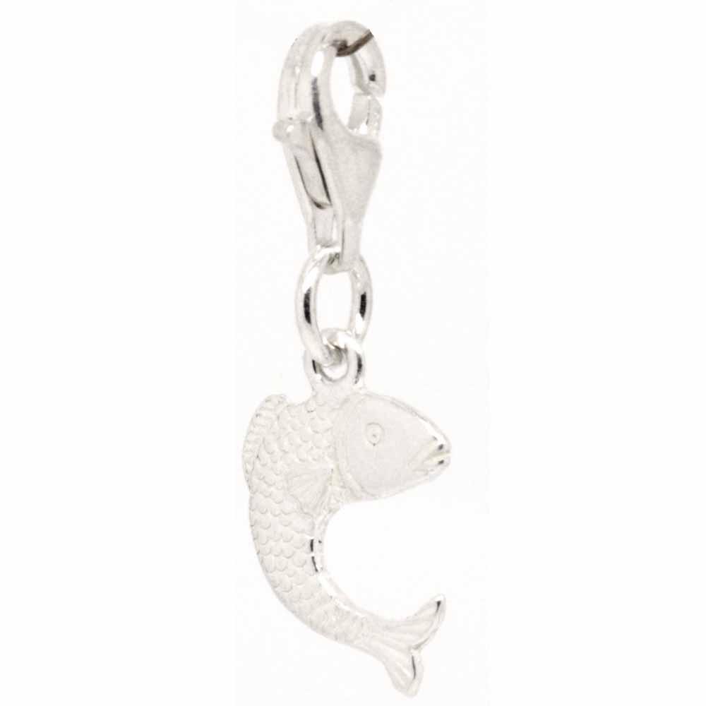Charm - Silver Jumping Fish Charm
