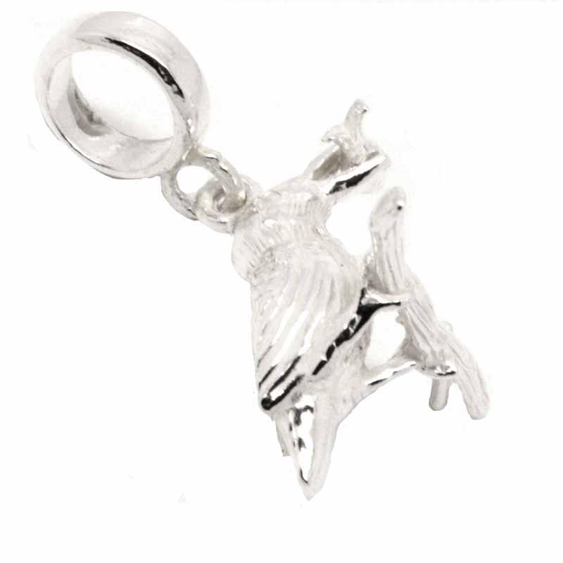 Charm - Silver Kingfisher Charm