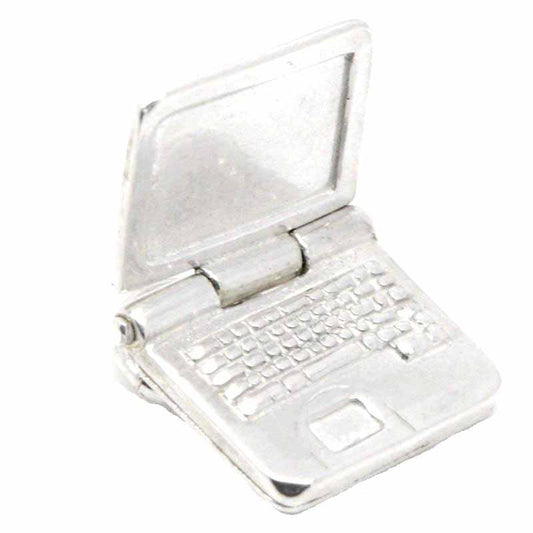 Charm - Silver Laptop Computer Charm