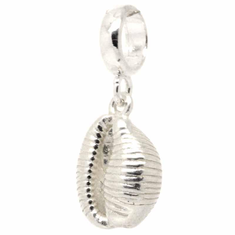 Charm - Silver Large Cowrie Shell Charm
