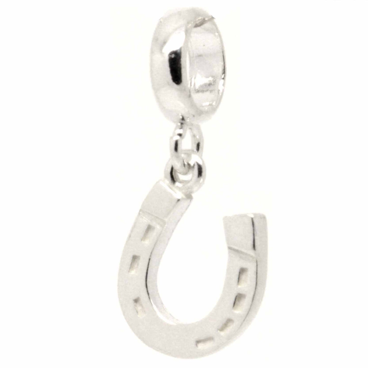 Charm - Silver Small Lucky Horseshoe Charm