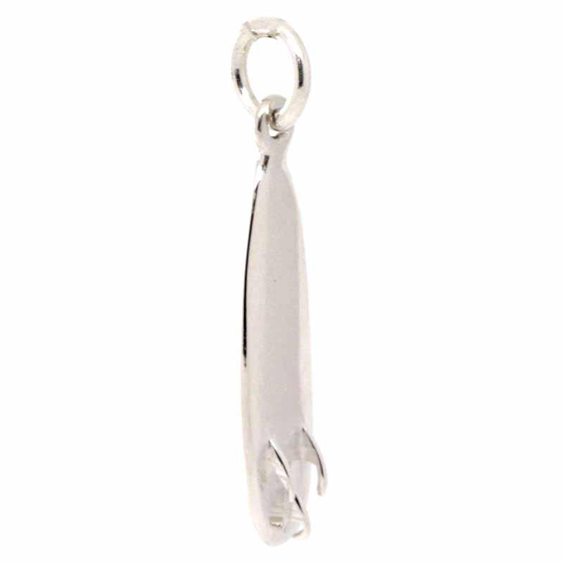 Charm - Silver Surfboard Charm