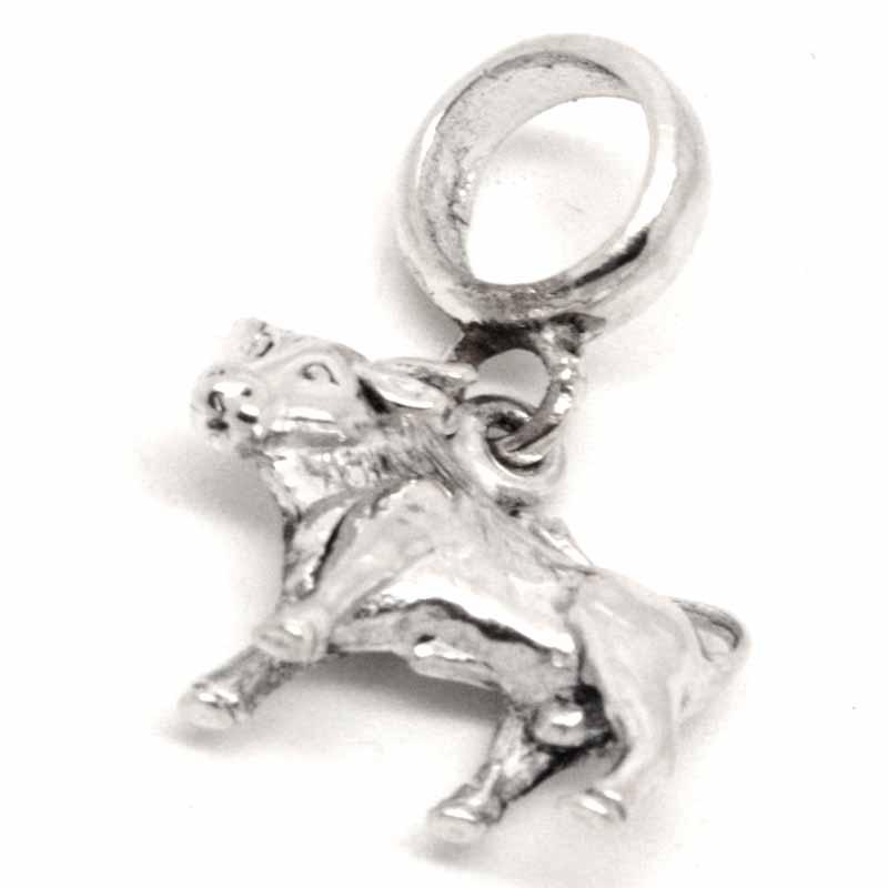 Charm - Silver Taurus Charm