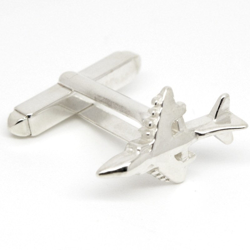 Harrier Jump Jet Plane Cufflinks - Perfectcharm