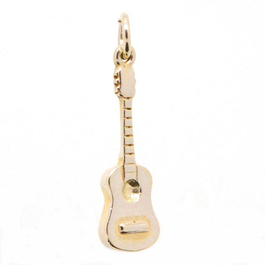 Gold Acoustic guitar charm - Perfectcharm - 1