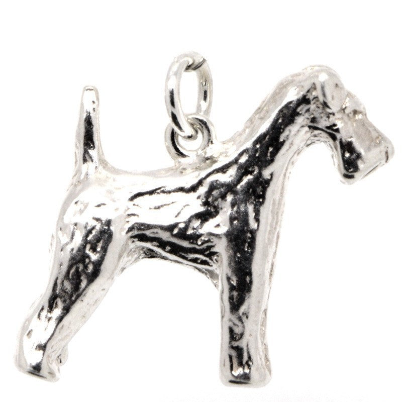 Gold Airedale Dog Charm - Perfectcharm - 3