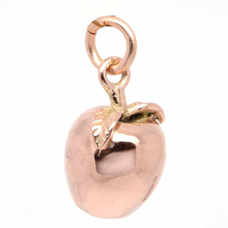 Gold Apple Charm - Perfectcharm - 4