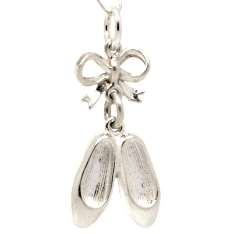 Gold Charm - Gold Ballet Shoes Charm