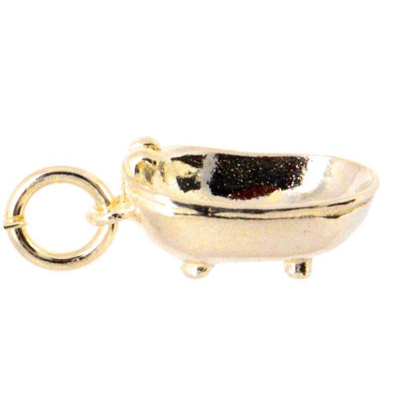 Gold Bath tub Charm - Perfectcharm - 1