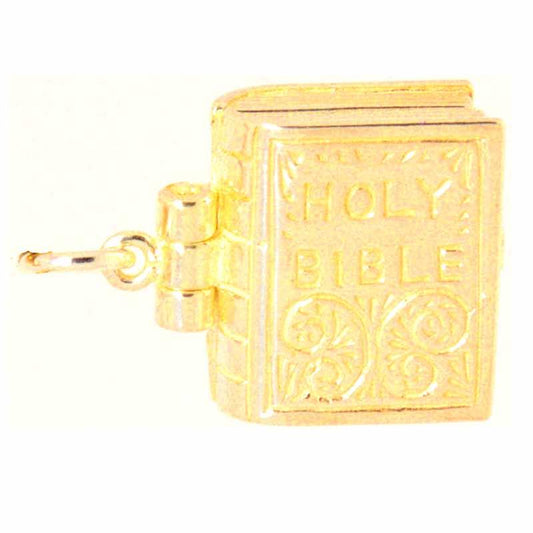 Gold Charm - Gold Bible Charm