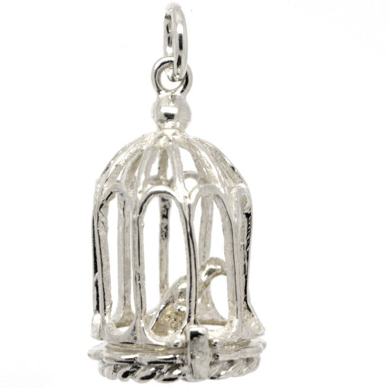 Gold Bird Cage Charm - Perfectcharm - 3