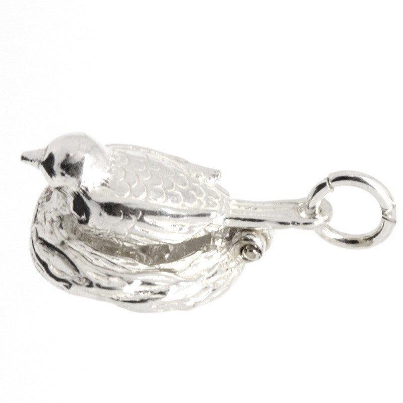 Gold Bird on Nest Charm - Perfectcharm - 3