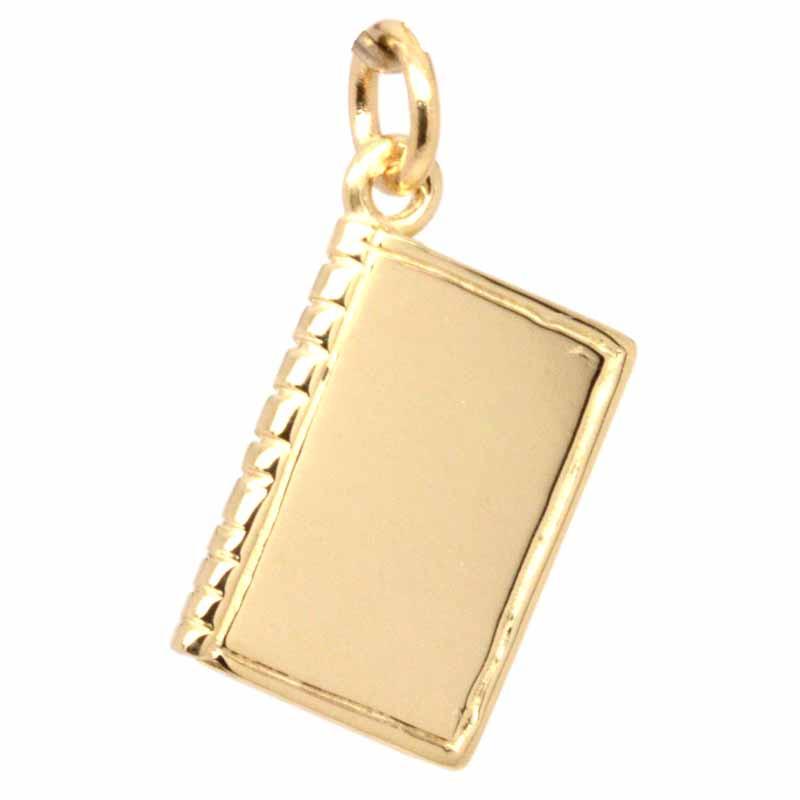 Gold Charm - Gold Book Charm