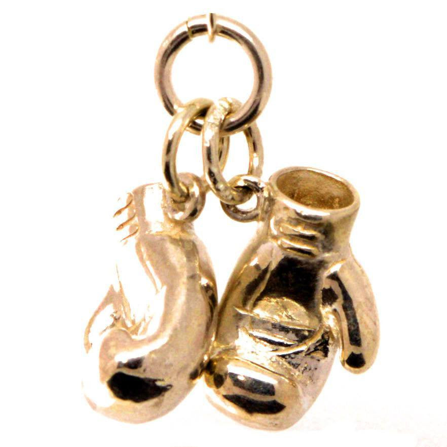 Gold Boxing Gloves Charm - Perfectcharm - 1