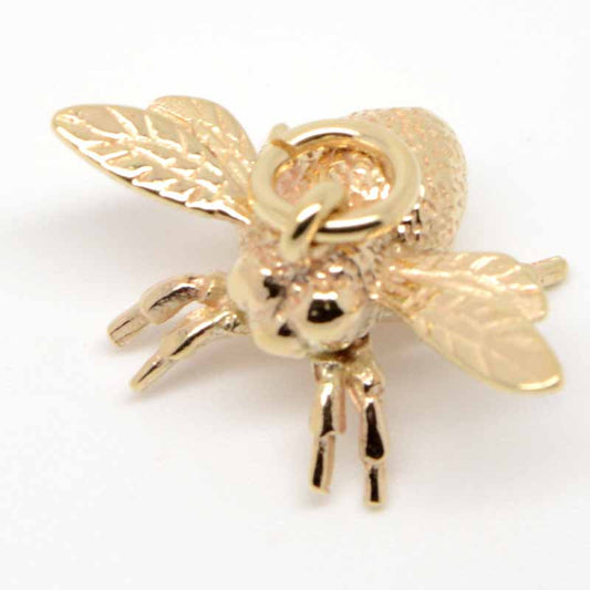 Gold Bumble Bee Charm - Perfectcharm - 1