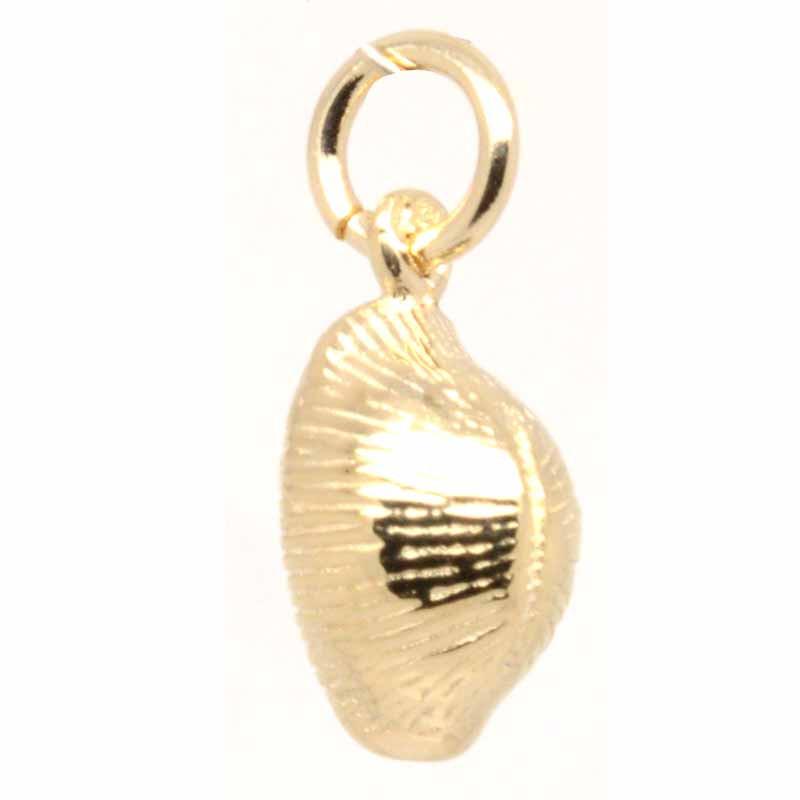 Gold Charm - Gold Cowrie Shell Charm