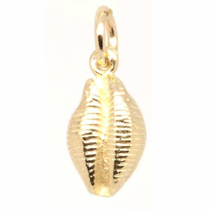 Gold Charm - Gold Cowrie Shell Charm