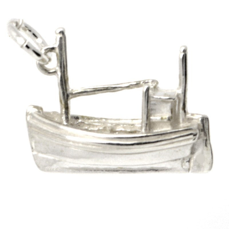 Gold Fishing Boat Charm - Perfectcharm - 2