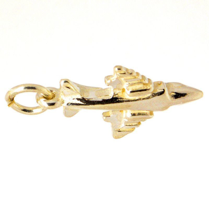 Gold Harrier Jump Jet Charm - Perfectcharm - 1