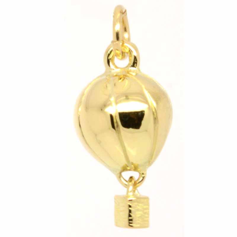 Gold Charm - Gold Hot Air Balloon Charm