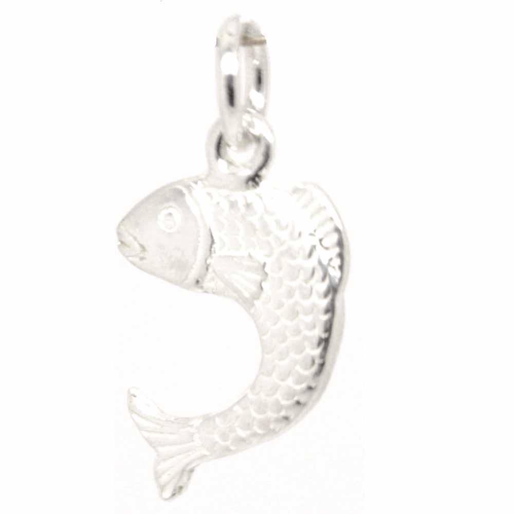 Gold Charm - Gold Jumping Fish Charm