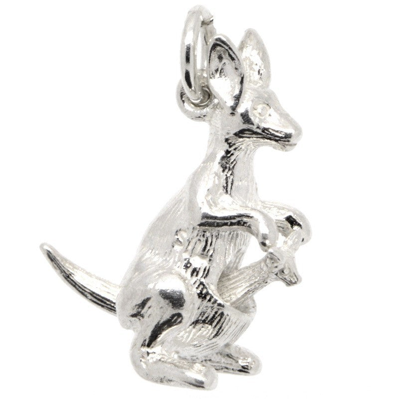 Gold Kangaroo with Joey Charm - Perfectcharm - 2