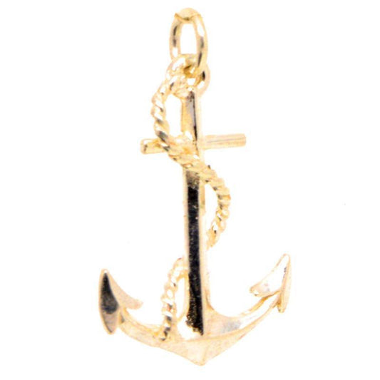 Gold Large Anchor Charm - Perfectcharm - 1