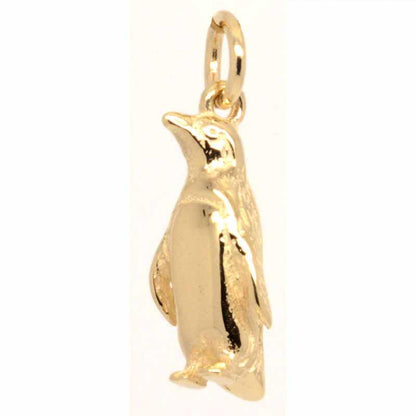 Gold Charm - Gold Penguin Charm