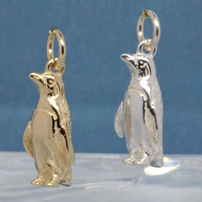 Gold Charm - Gold Penguin Charm