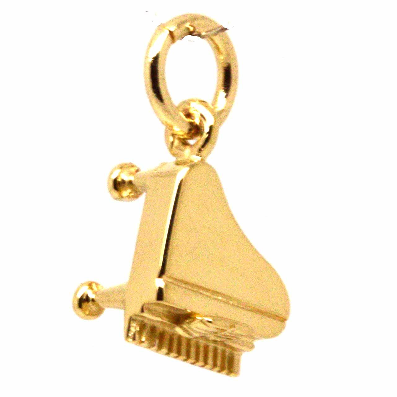 Gold Charm - Gold Piano Charm