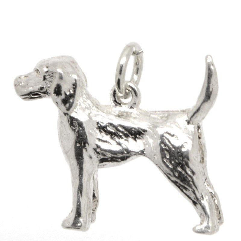 Gold Pointer Dog Charm - Perfectcharm - 2