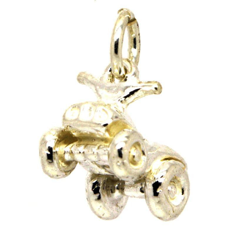 Gold Quad Bike Charm - Perfectcharm - 1