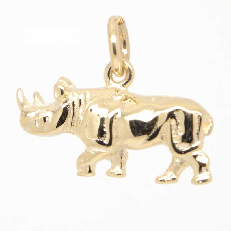 Gold Rhino Charm - Perfectcharm - 1