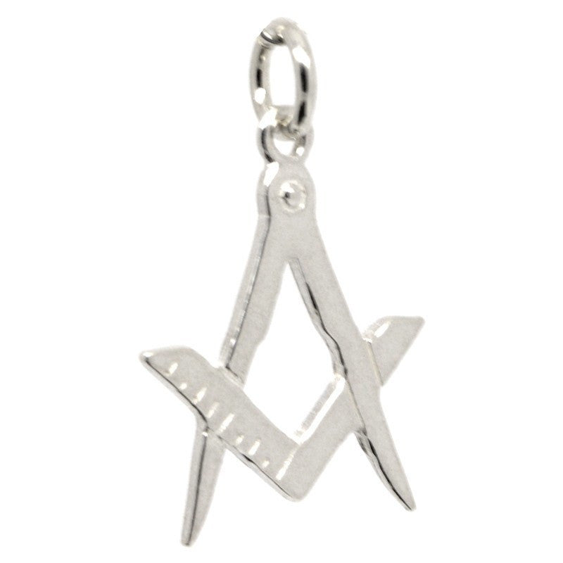 Gold Set Square and Compass Freemason Charm - Perfectcharm - 2