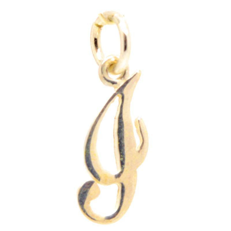 Gold Small Italic I Charm - Perfectcharm - 1