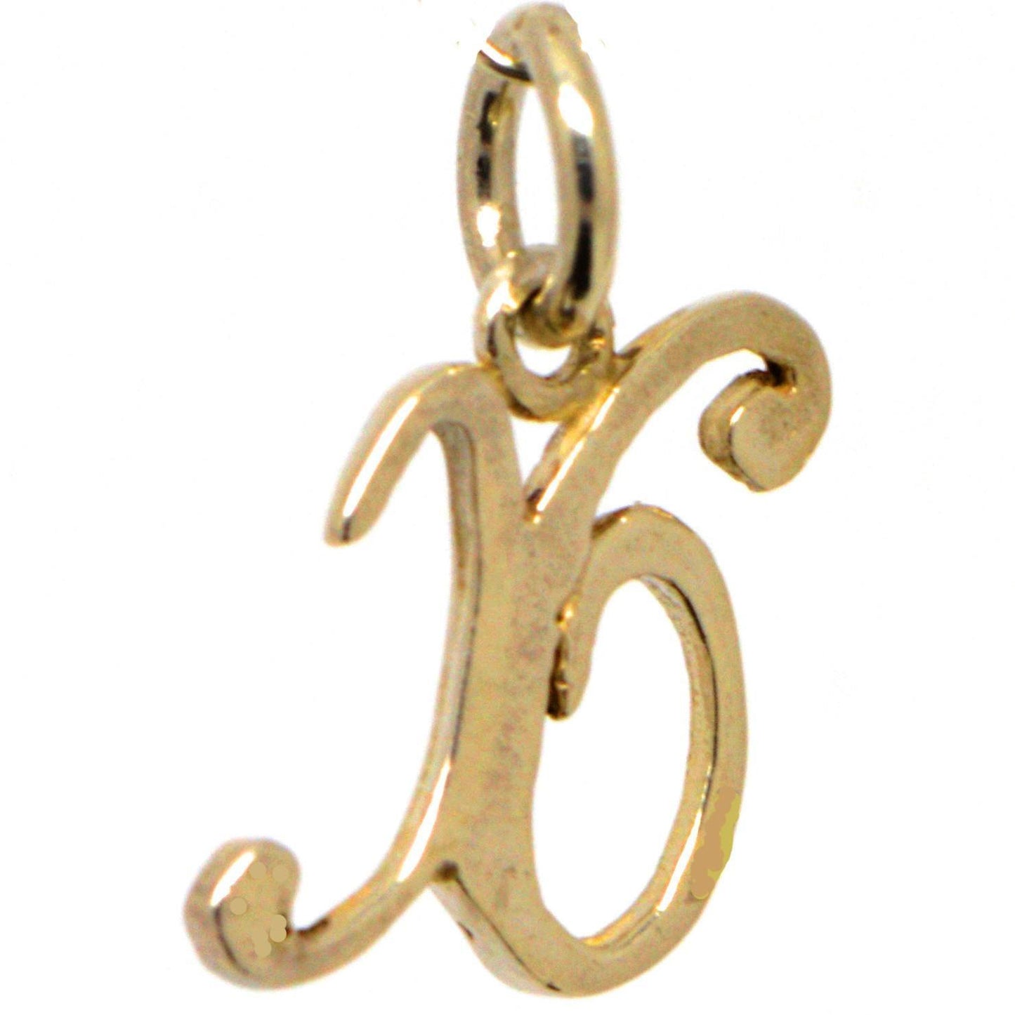 Gold Small Italic X Charm - Perfectcharm - 1