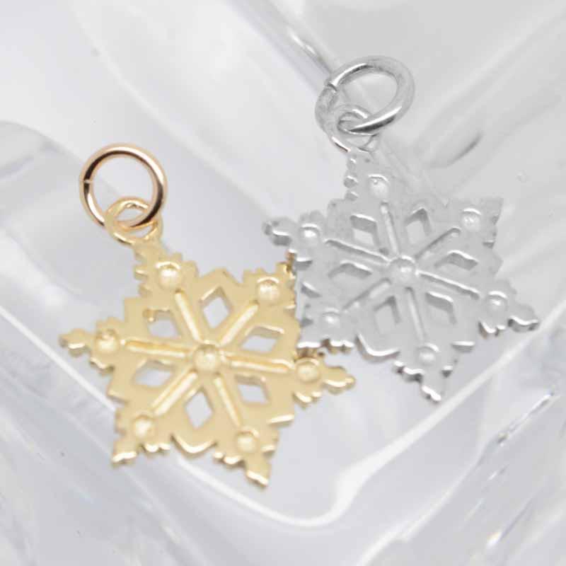 Gold Charm - Gold Snowflake Charm