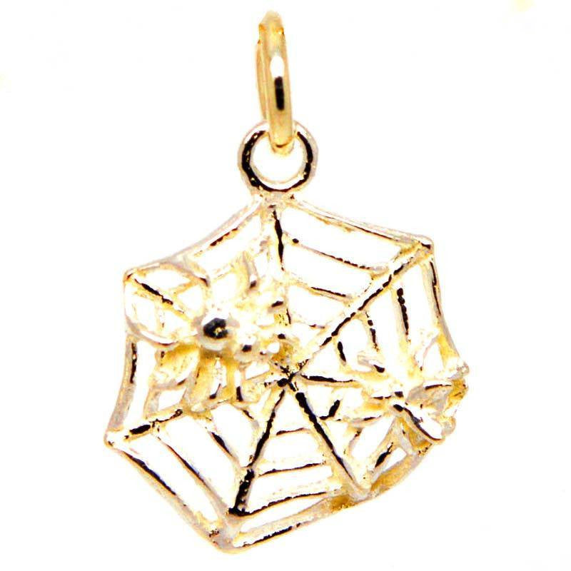 Gold Spider Web Charm - Perfectcharm - 2